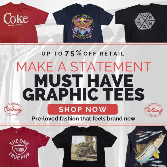 Must-have graphic tees are bold, iconic, and‎ up to 75% off retail! - Picture 1 of 2